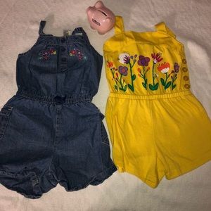 🌸💛Baby girl Short Rompers/jumpers💛🌸3T